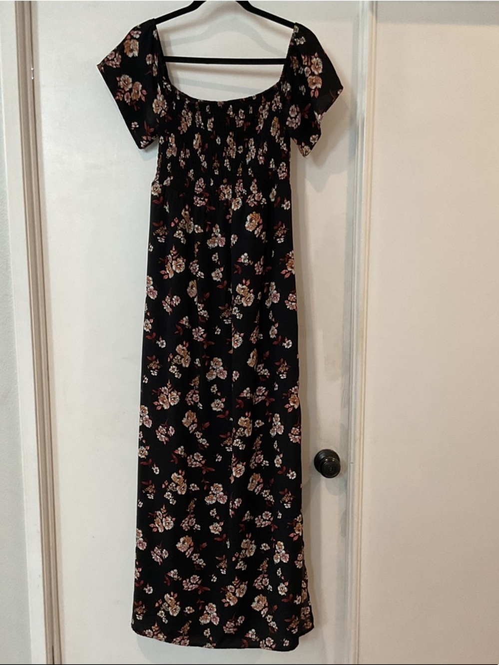 Socialite Black Floral Maxi Dress